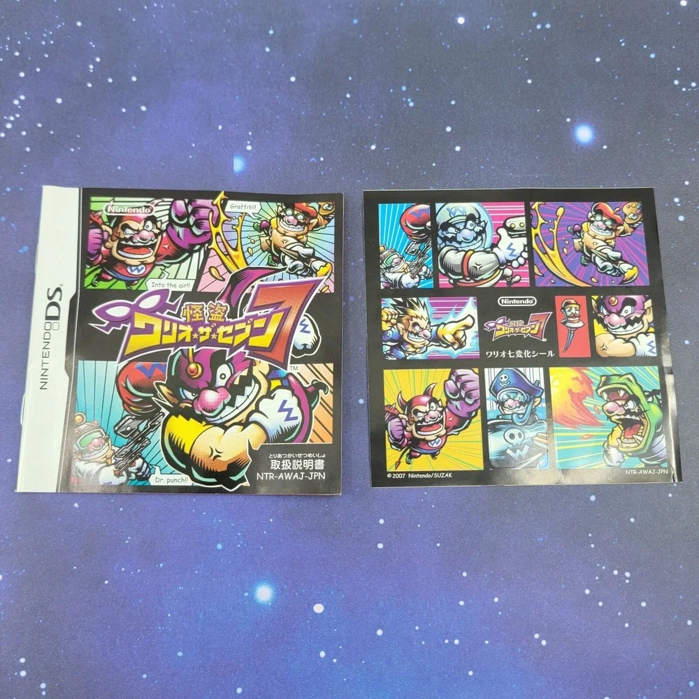 Kaitou Wario The Seven (Nintendo DS) JAPANESE Video Game w/ Stickers 0259